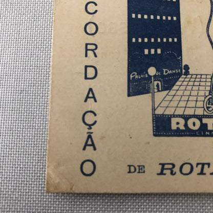 Vintage Circus Unicycle Balancing Act Postcard Post Card Original Rotax