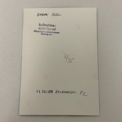 Vintage Racing Photo 1970 Hockenheim F2 Race Derek Bell Driver Motorsport