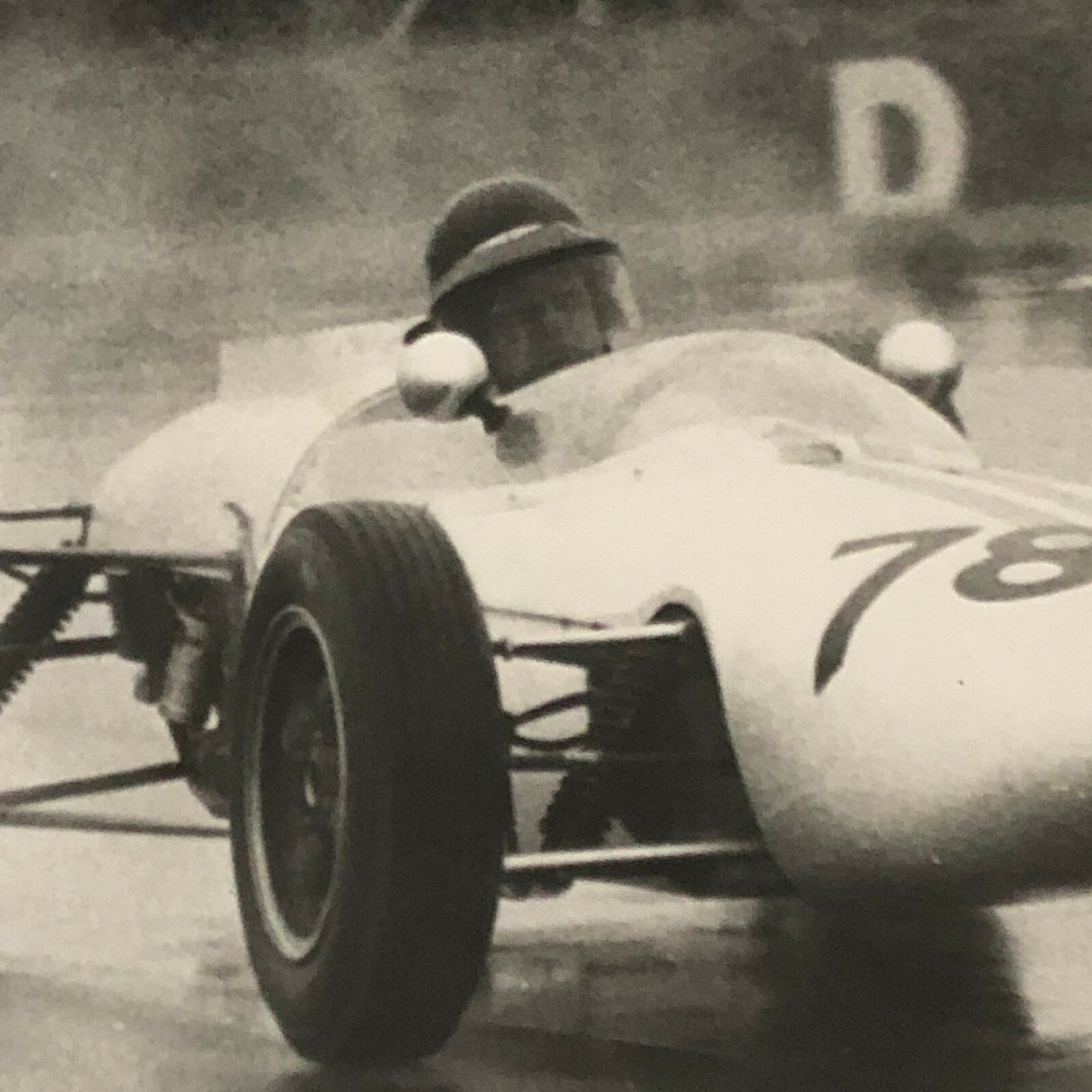 Vintage Grand Prix Racing Car Photo Photograph Print 