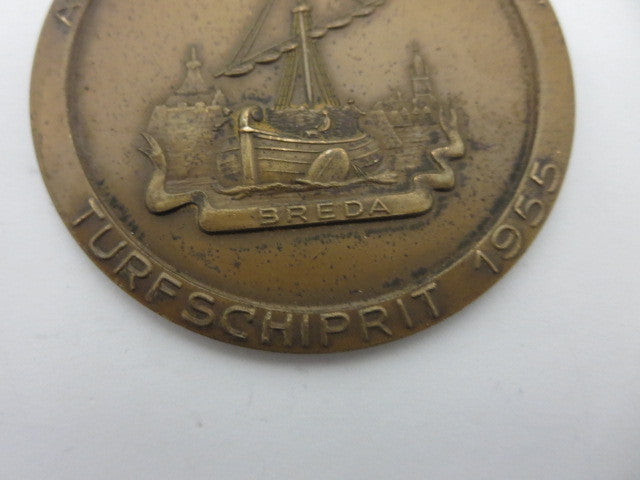 Vintage European Car Club Rally Badge ASC de Baronierijders Turfschiprit 1955