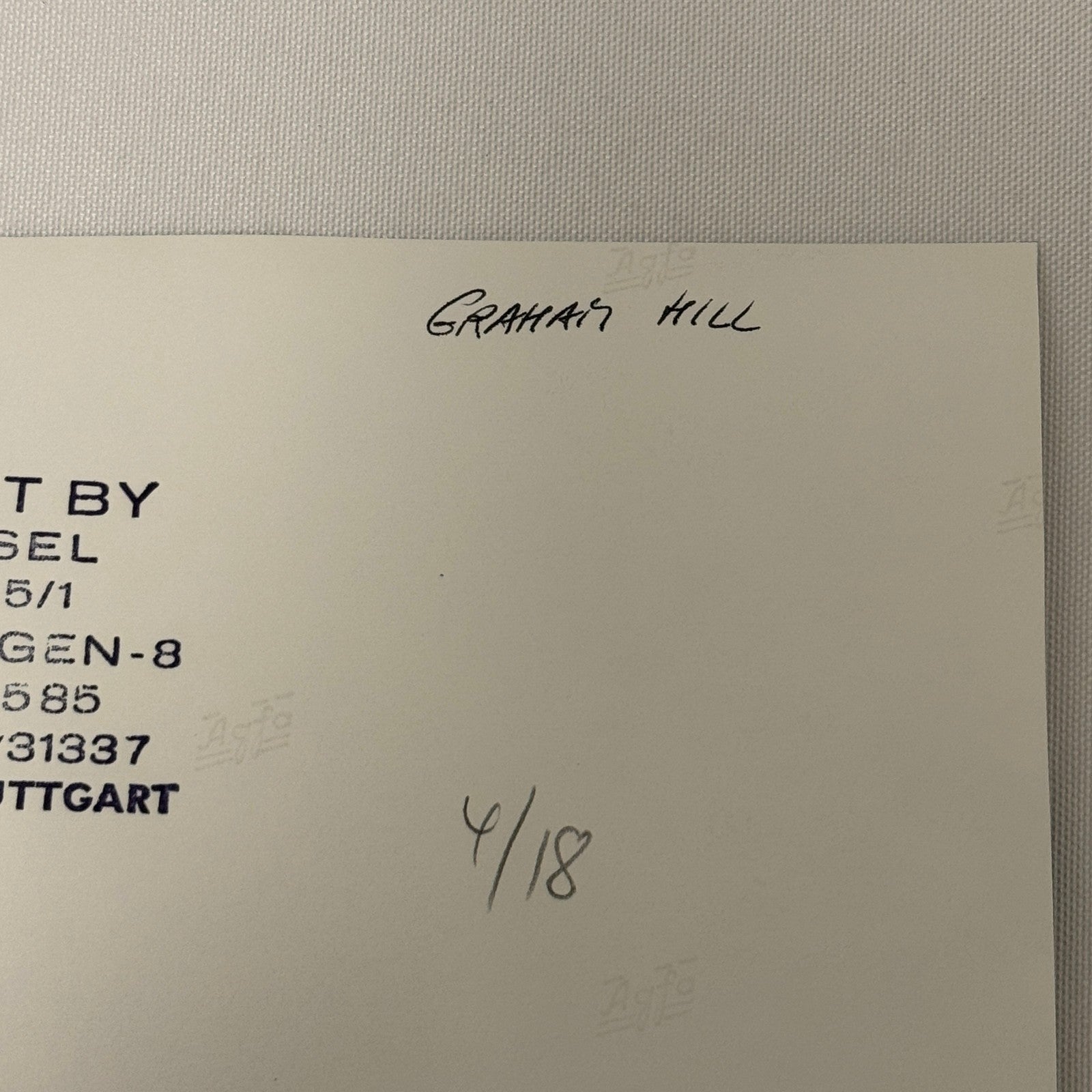 Vintage Racing Photo 1971 Austrian Grand Prix Graham Hill Motorsport Photograph