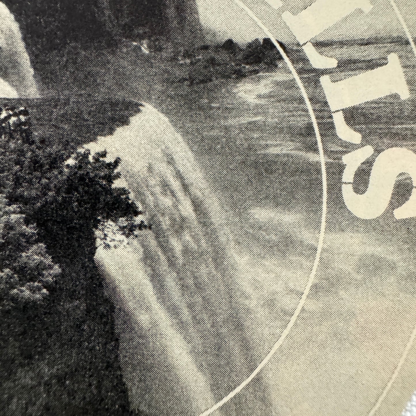 Vintage Travel Luggage Label Niagara Falls New York NY Souvenir