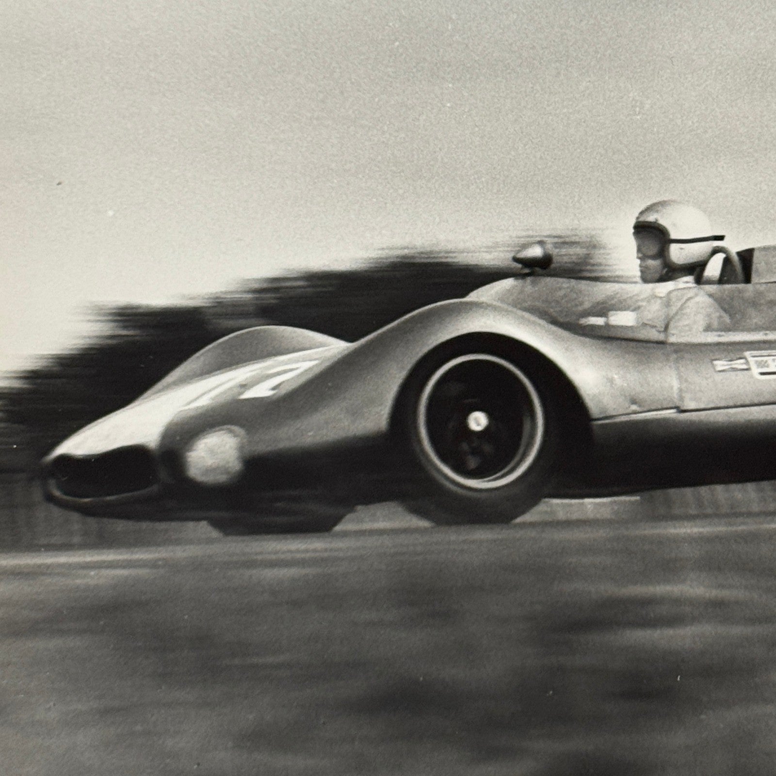 Vintage Racing Photo Roger Penske Cooper Chevy Car Motorsport MODERN PRINT