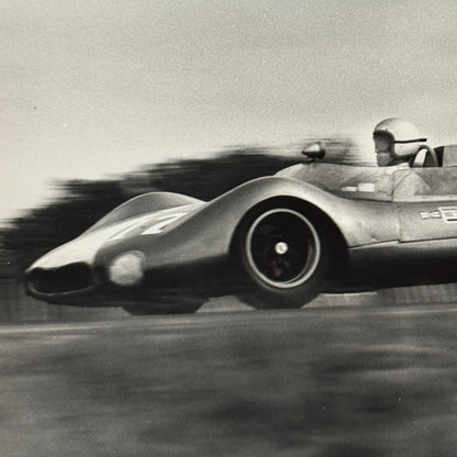 Vintage Racing Photo Roger Penske Cooper Chevy Car Motorsport MODERN PRINT