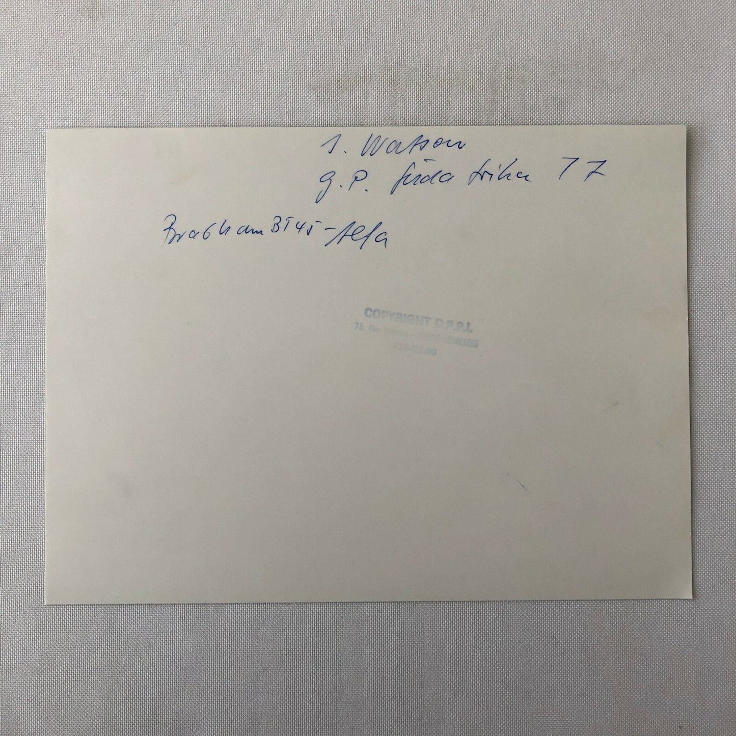 1977 South African Grand Prix Racing Photo Photograph Martini Alfa Romeo