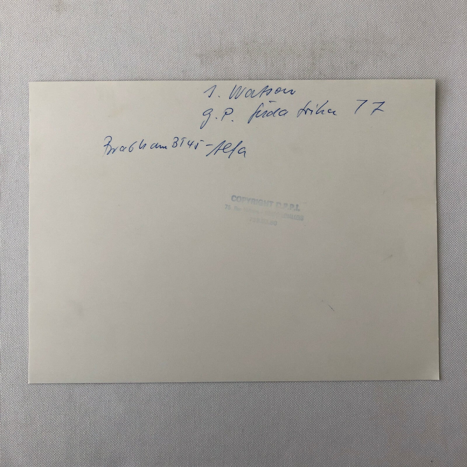 1977 South African Grand Prix Racing Photo Photograph Martini Alfa Romeo