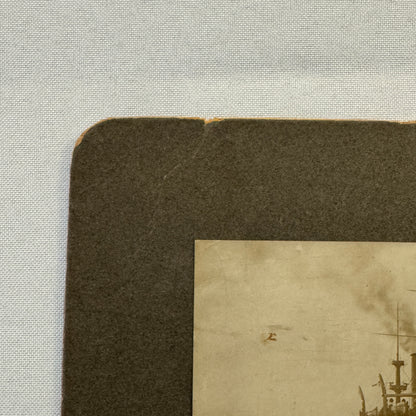Vintage Boat Ship Photograph Nautical Antique Photo On Board