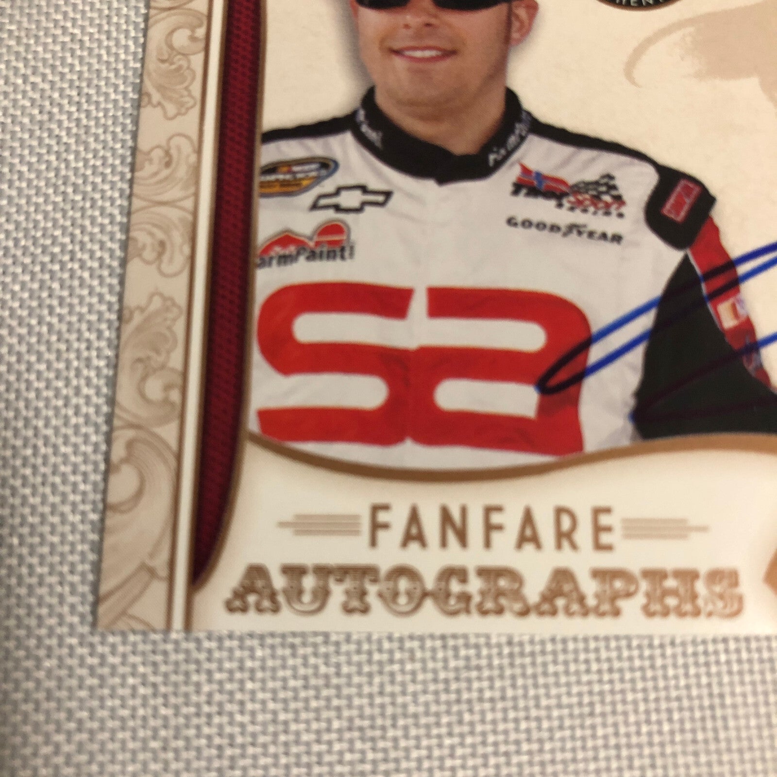 2011 Press Pass Fanfare Autograph Johnny Sauter Signed Signature Auto NASCAR