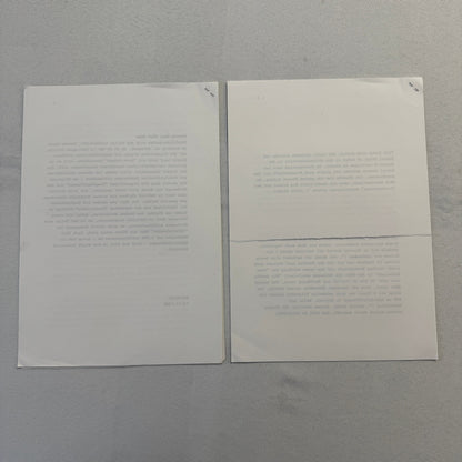 1988 Mazda Rallye Racing Press Release Document Lot 2x Mazda 323 German Text