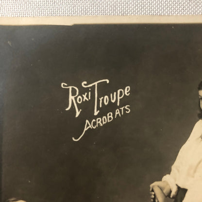 Circus Performer Acrobat Act Photo Photograph Vintage Roxi Troupe Acrobats