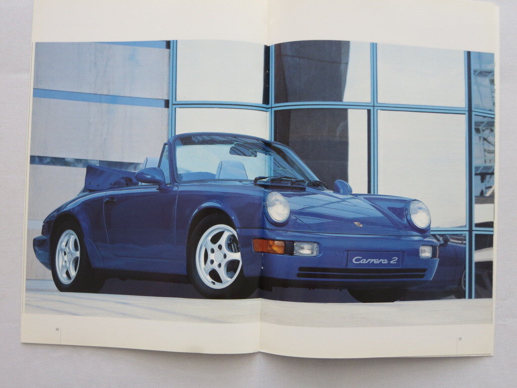 1992 Porsche Sales Brochure Catalog 928GTS 911 Carrera 2 4 Turbo 968 