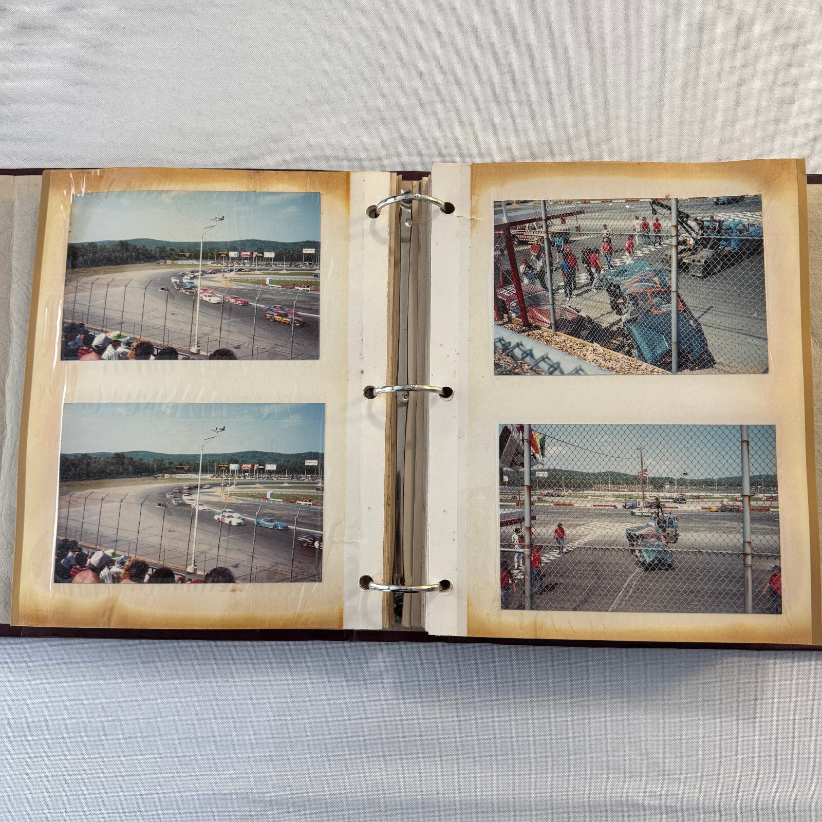 1990 Stock Car Racing Scrapbook Stockcar NASCAR Vintage Over 100 Photographs