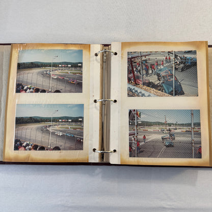 1990 Stock Car Racing Scrapbook Stockcar NASCAR Vintage Over 100 Photographs