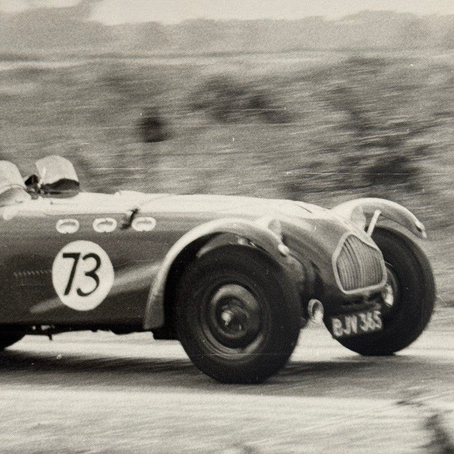 Vintage Allard Car Racing Photo Photograph Possibly Signed Pete Moore
