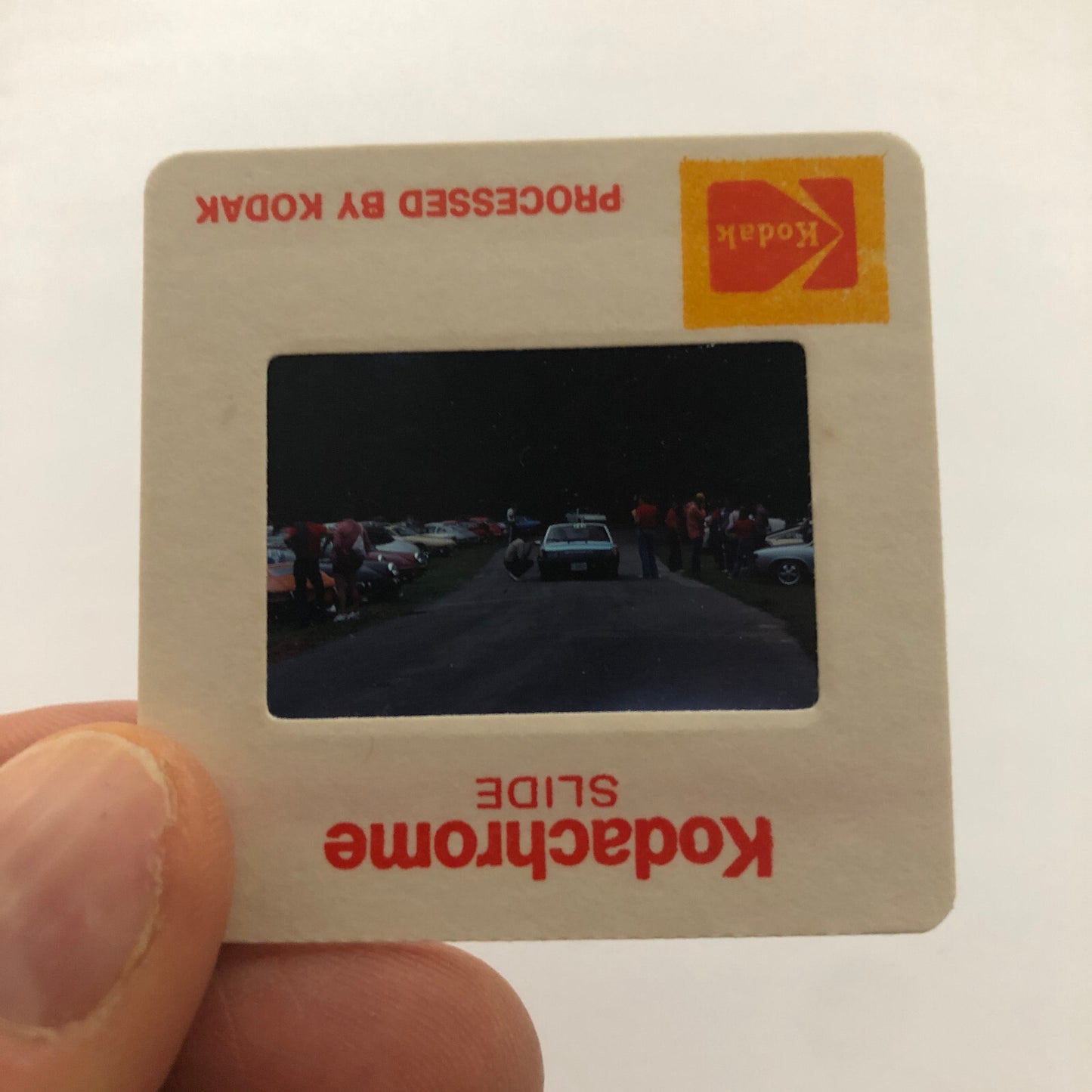 Porsche Car Show 35mm Photo Slide Vintage 1981 Porsche 911 +