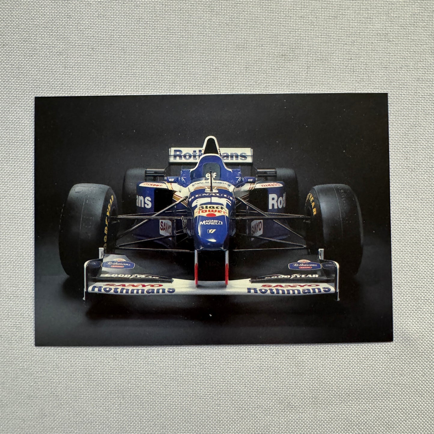 1996 Williams Renault FW18 F1 Formula One Racing Car Postcard Post Card Beaulieu