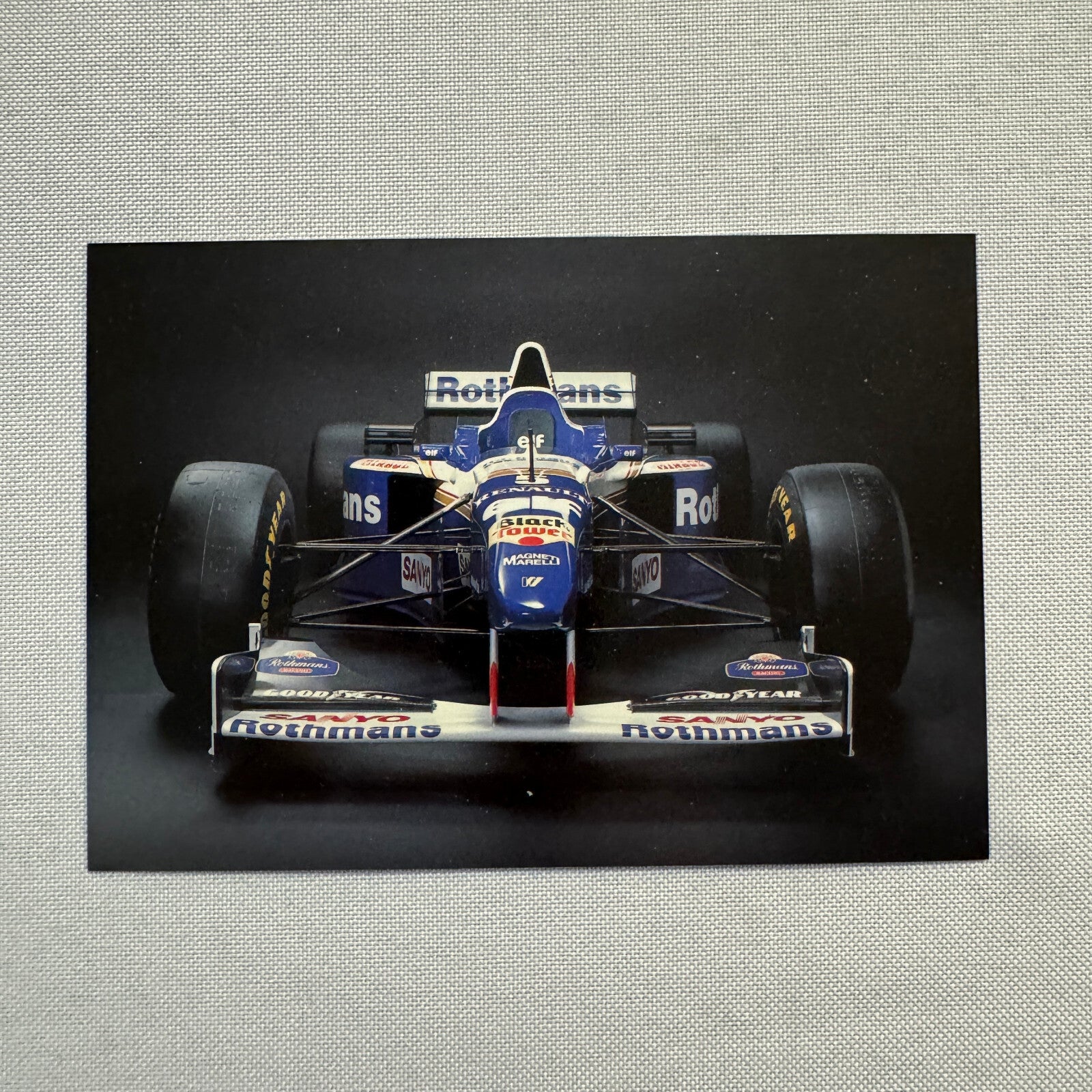1996 Williams Renault FW18 F1 Formula One Racing Car Postcard Post Card Beaulieu