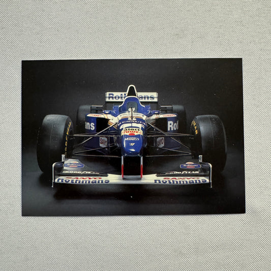 1996 Williams Renault FW18 F1 Formula One Racing Car Postcard Post Card Beaulieu