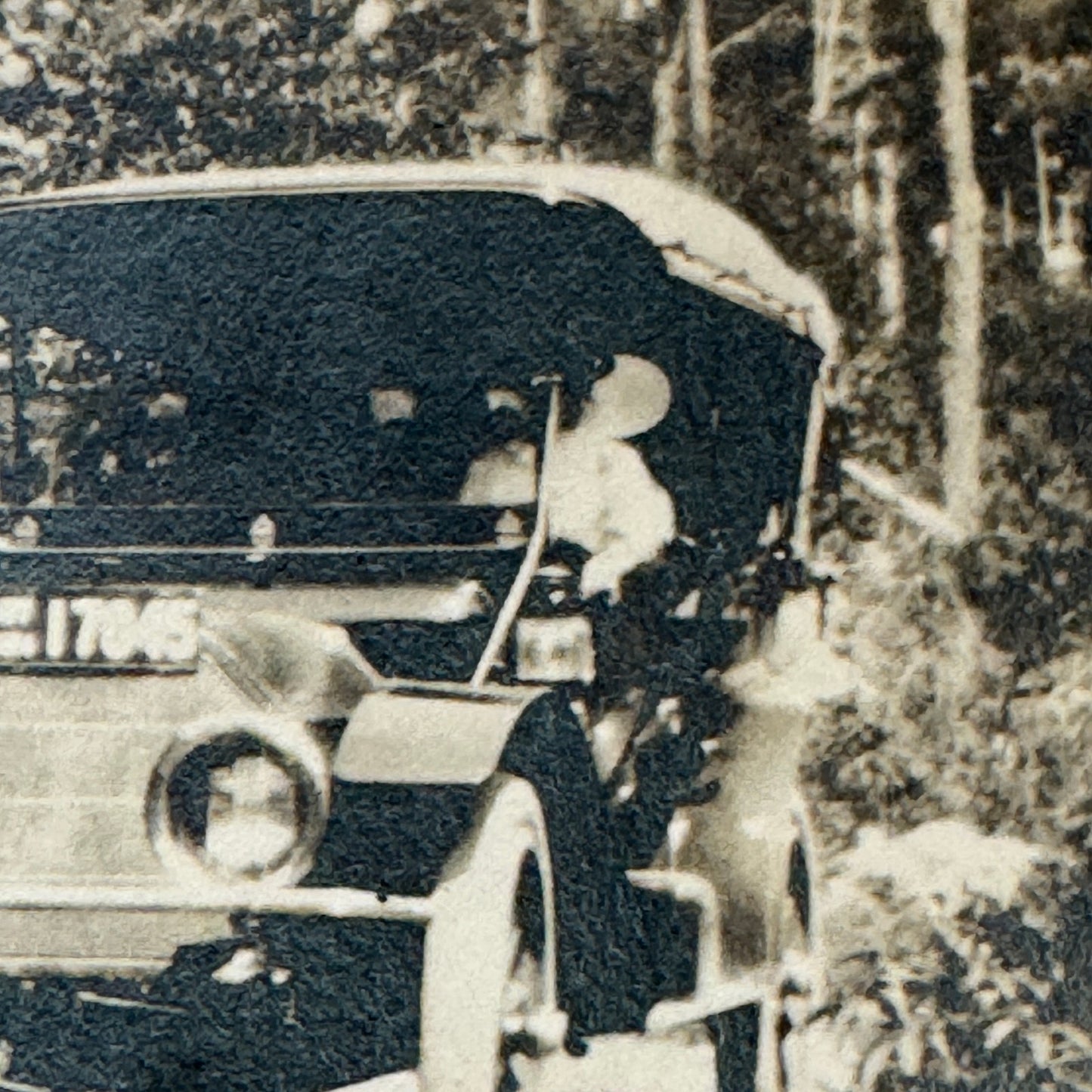 Vintage Automobile Photo Photograph Print Snapshot Early Car