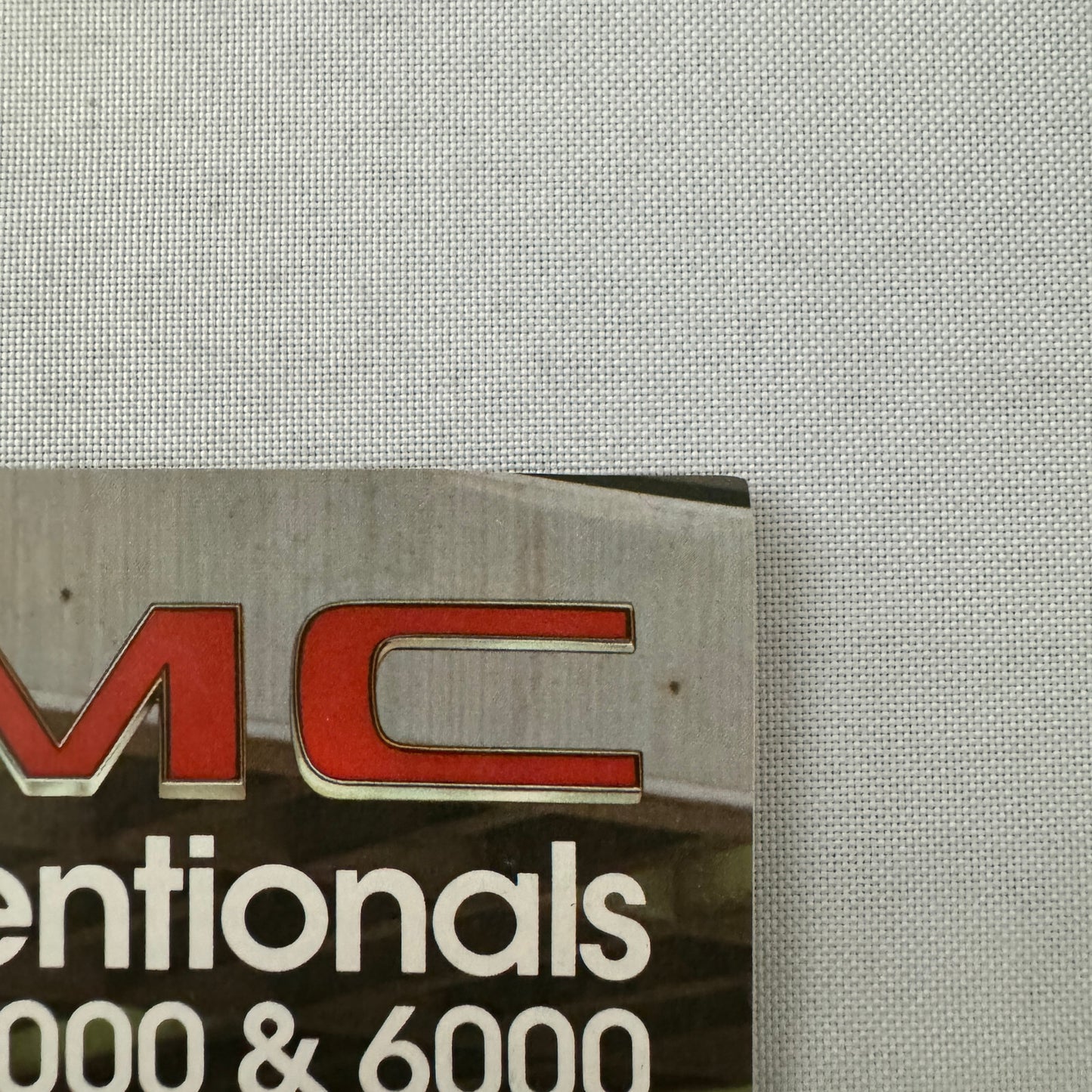 GMC 97.5 Conventional Series Truck Sales Brochure Catalog 5000 6000 Vintage