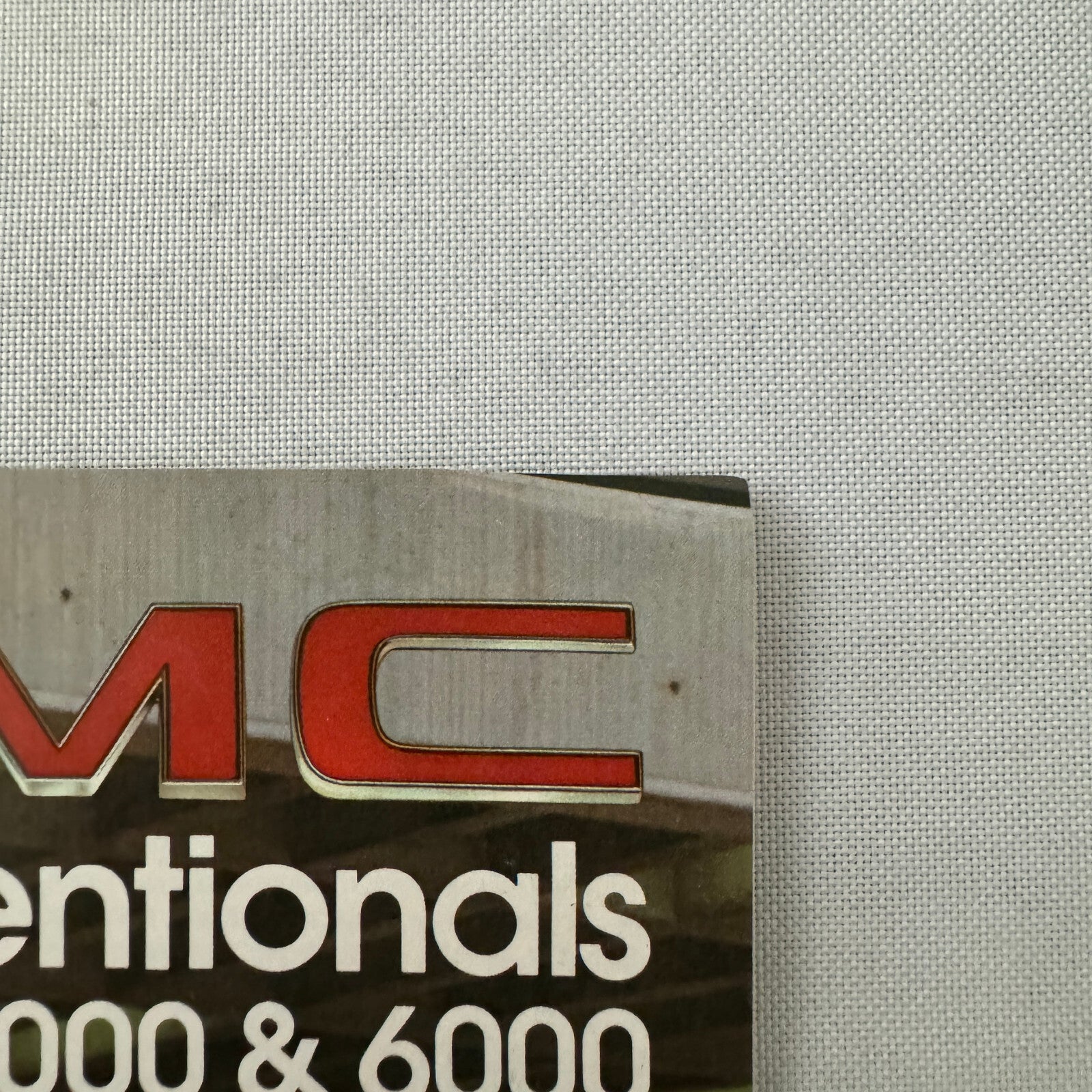 GMC 97.5 Conventional Series Truck Sales Brochure Catalog 5000 6000 Vintage