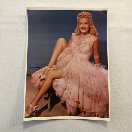 Betty Grable Beautiful Actress Photo Photograph Print Vintage Image Modern Print