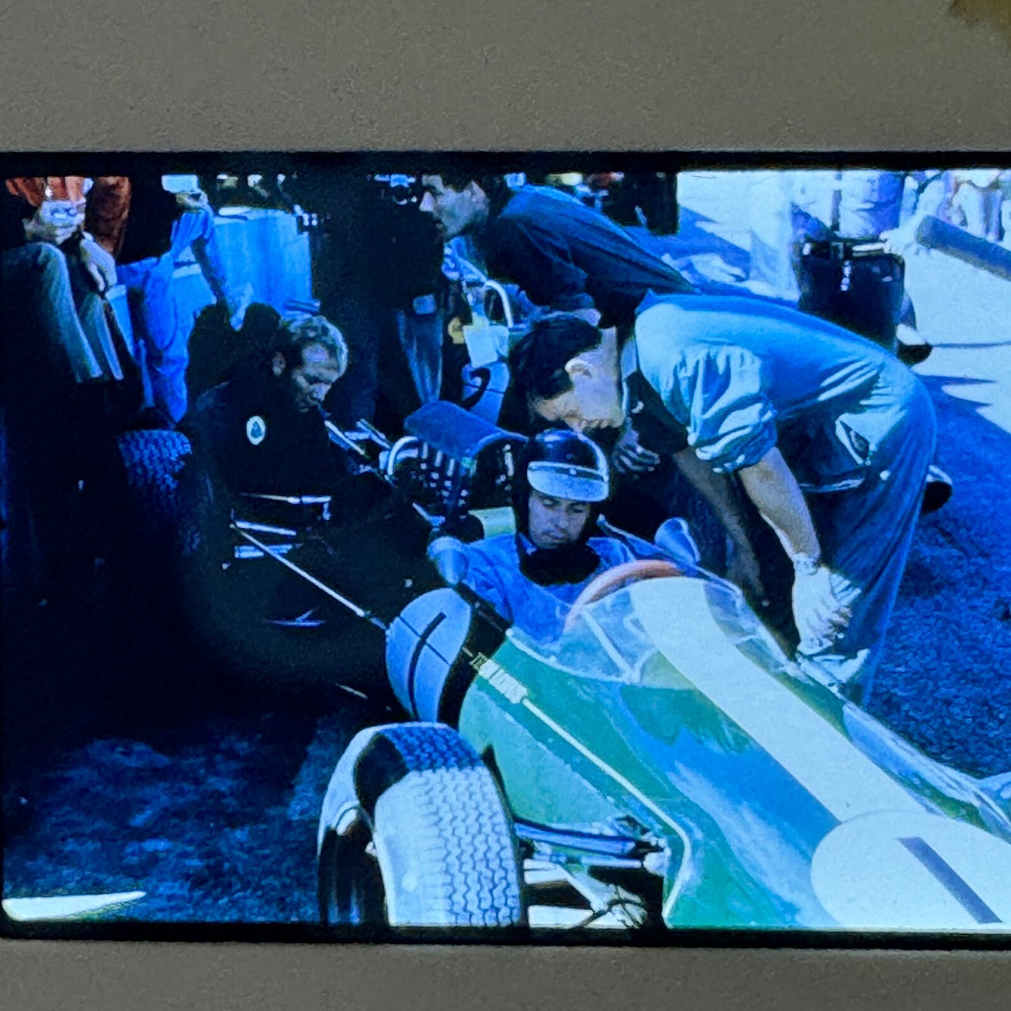 Jim Clark Lotus Racing Car 35mm Slide Vintage