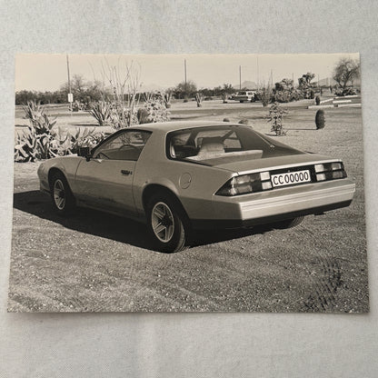 Chevrolet Camaro Factory Press Publicity Photo Photograph Print Chevy