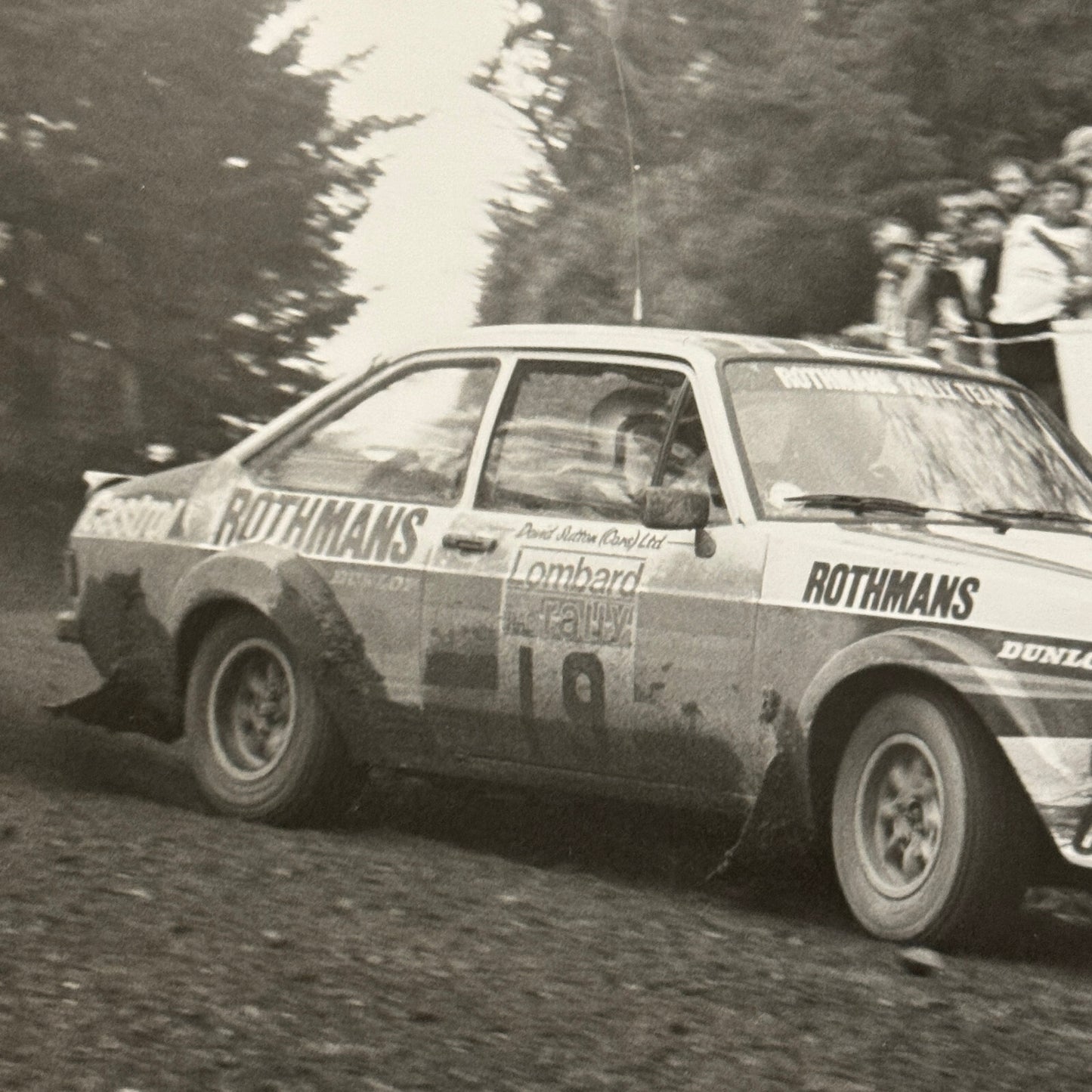 1980 RAC Rally Rallye Car Racing Photo Photograph Vintage Car