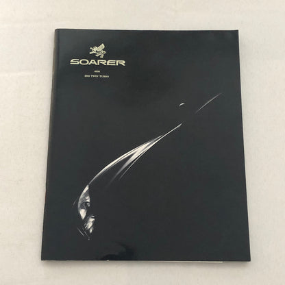 Toyota Soarer 4000 2500 Twin Turbo Car Sales Brochure Catalog Japanese JDM
