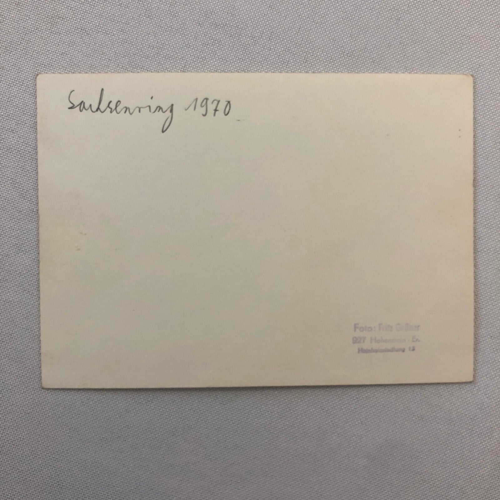 Vintage Motorcycle Racing Photo photograph Print Germany 1970