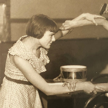 Vintage Press Photo Photograph 1934 Play Rehearsal The Fletcher Family London