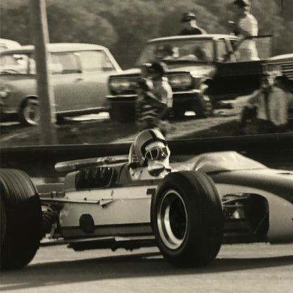 Vintage Racing Car Photo Photograph Print - Peter Macrow McLaren Car 