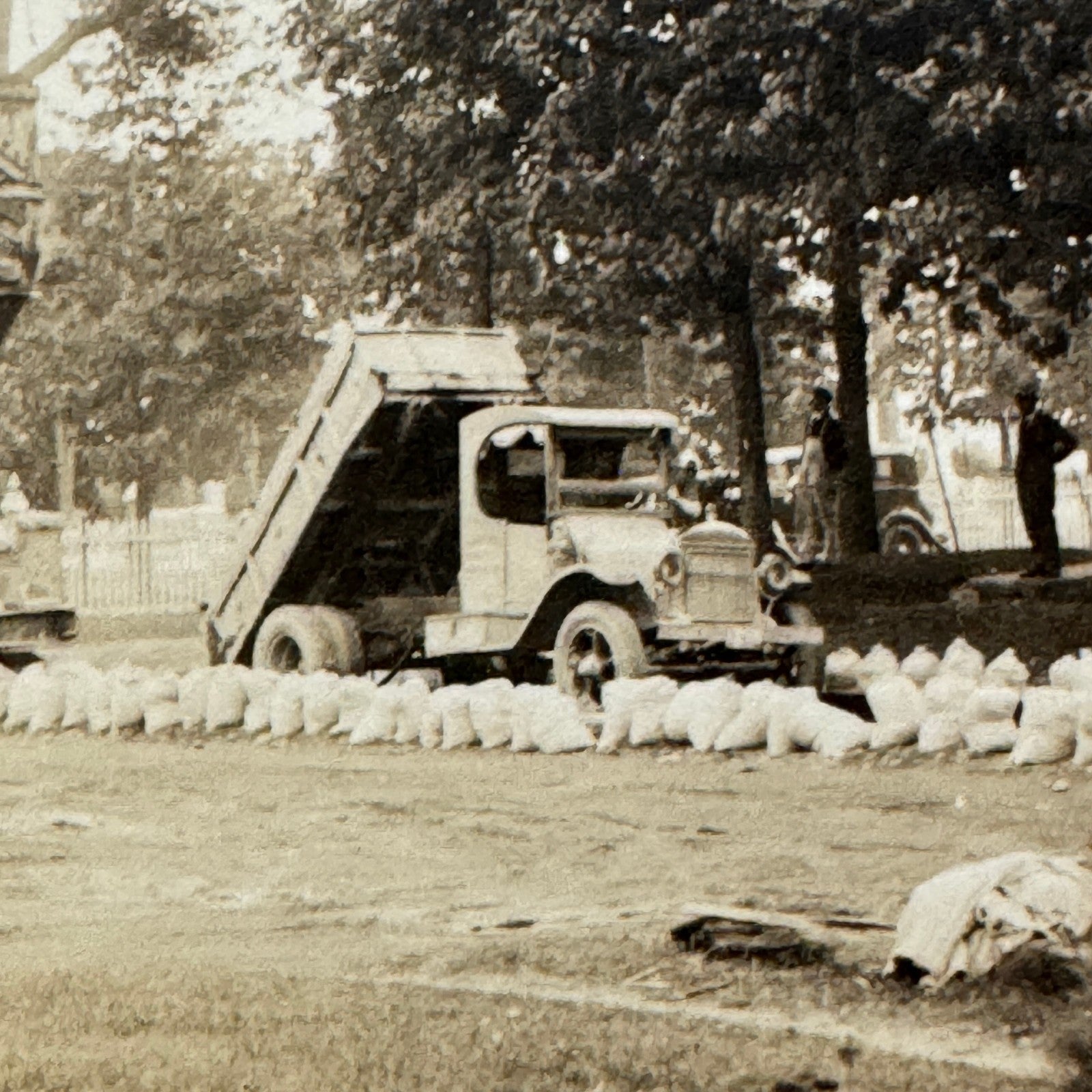 Vintage Photo Construction Truck Car Automobile Photograph Dump Truck Equipment