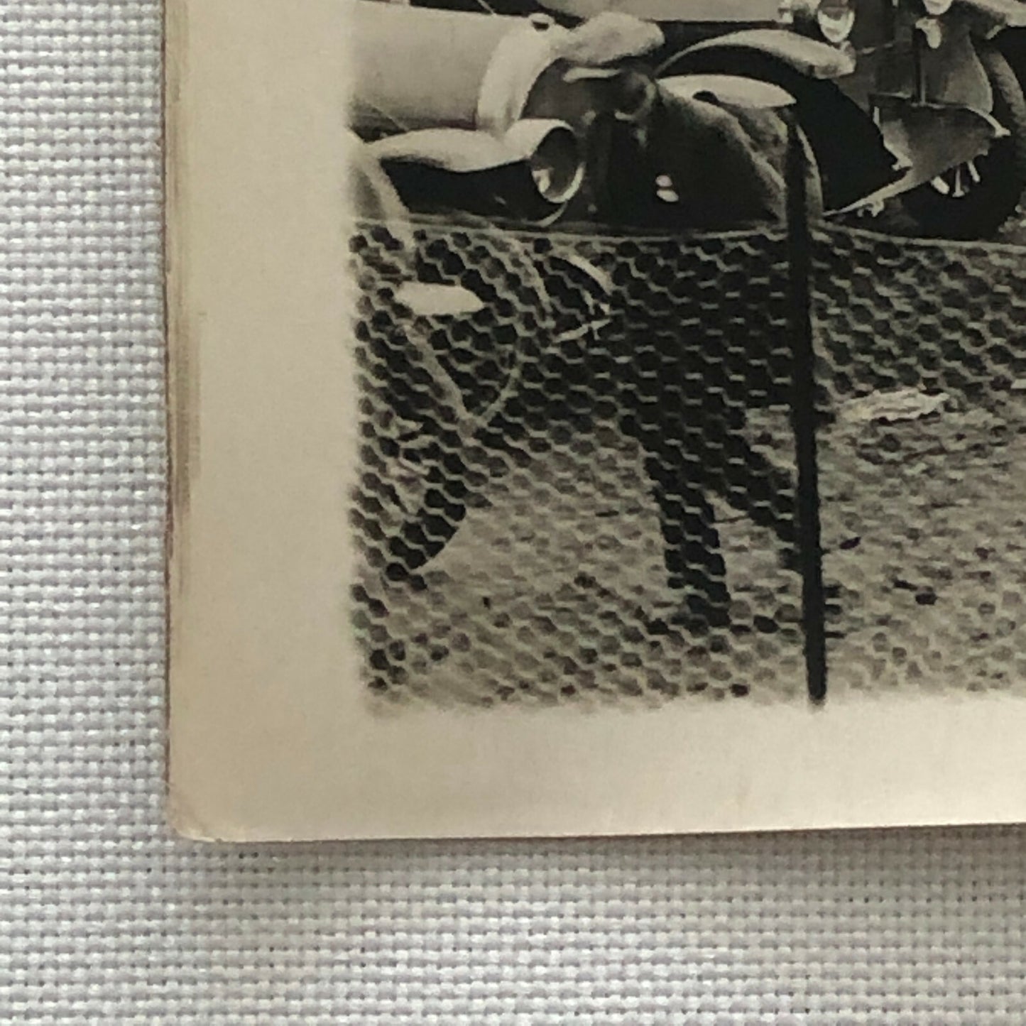 Antique Press Photo Photograph Meurisse Cars and Racing Spectators Paris Nice 