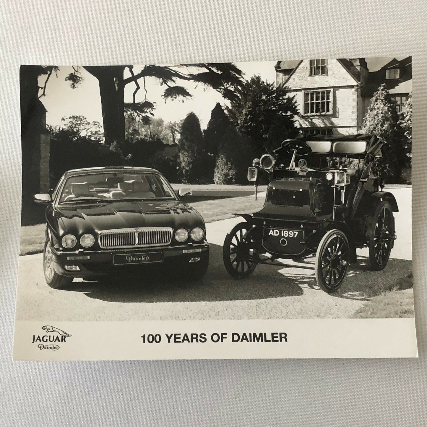 Daimler Jaguar Century Saloon 100 Years of Daimler Factory Press Photo Lot of 4