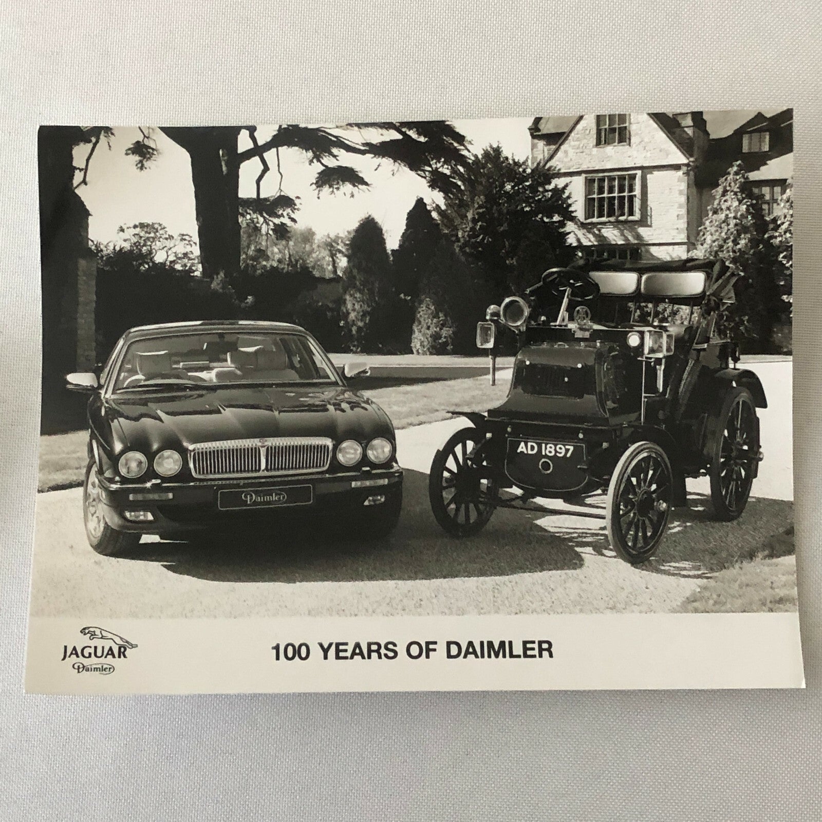 Daimler Jaguar Century Saloon 100 Years of Daimler Factory Press Photo Lot of 4