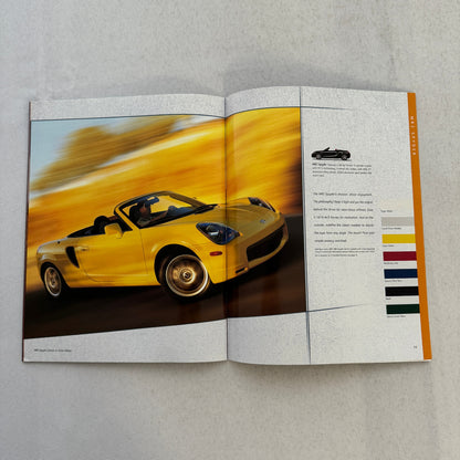 2001 Toyota Sales Brochure Catalog Tacoma Pickup Echo Celica MR2 Rav4 4Runner +
