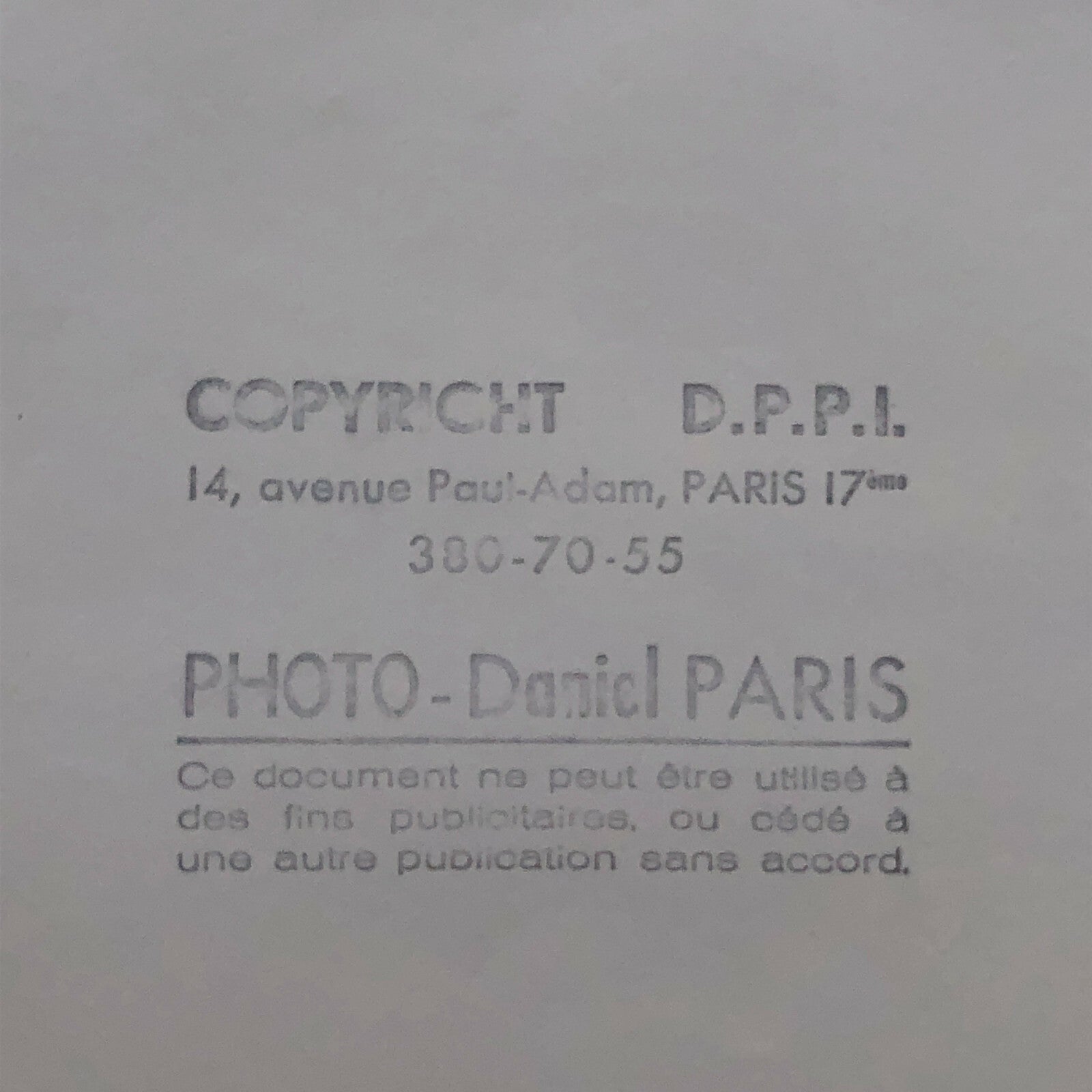 Vintage DPPI Racing Photo Photograph Ford Mustang Rally Car in Snow Greder + 