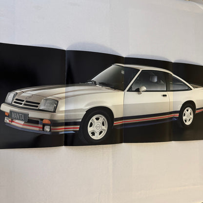 Opel Manta 200 Car Sales Brochure Catalog GERMAN