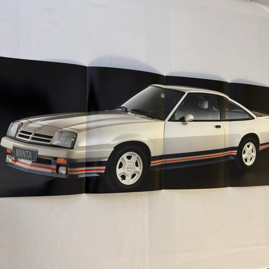 Opel Manta 200 Car Sales Brochure Catalog GERMAN