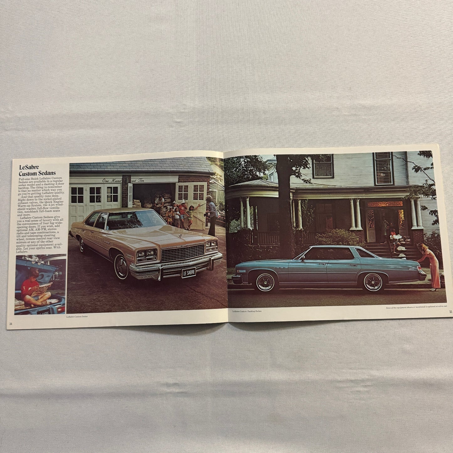 1976 Buick Car Sales Brochure Catalog Regal Century LeSabre Estate Wagon Riviera
