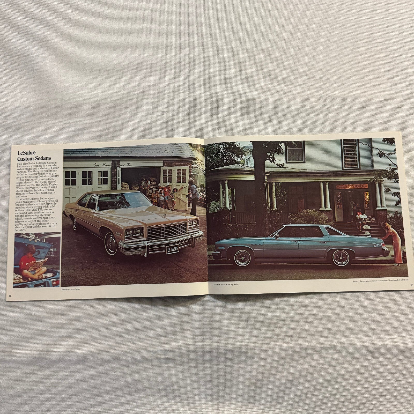 1976 Buick Car Sales Brochure Catalog Regal Century LeSabre Estate Wagon Riviera