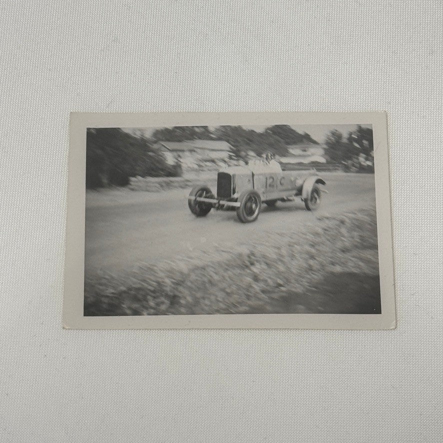 Vintage Racing Photo Vauxhall Car Motorsport Photograph Snapshot