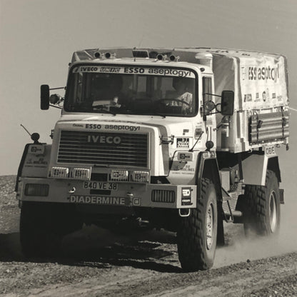 1980 Transafrica Rally Rallye Photo Photograph DPPI Iveco Truck