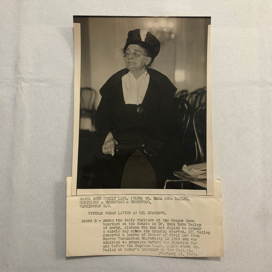 Press Photo Photograph Teapot Dome Scandal Hearings 1924 Underwood & Underwood