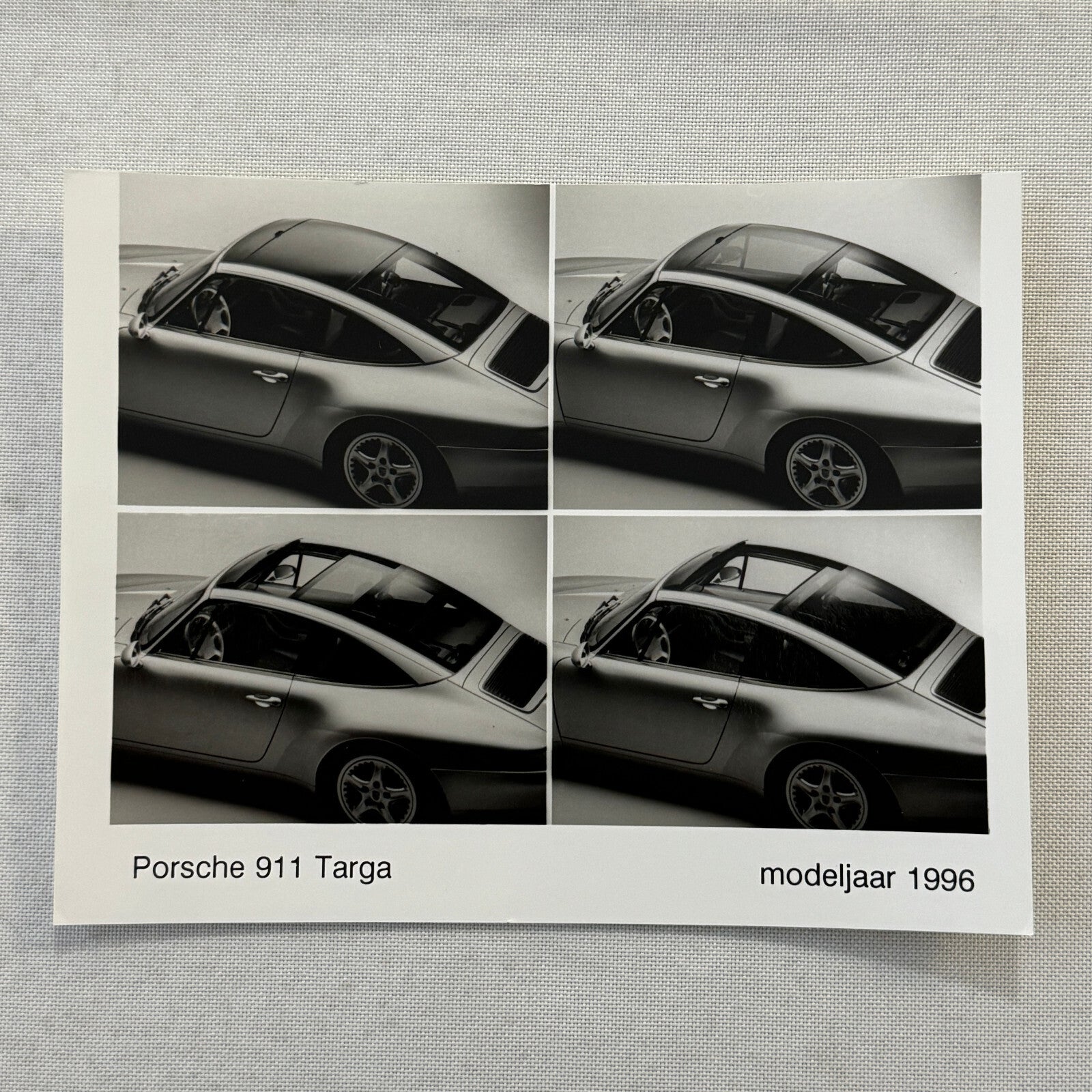 1996 Porsche 911 Targa Factory Press Photo Photograph German