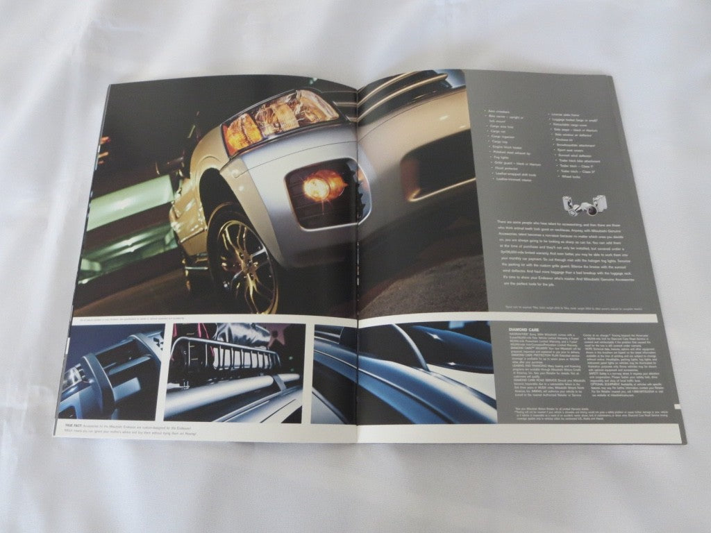 2004 Mitsubishi Endeavor Sales Brochure Catalog 