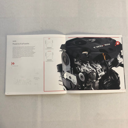 2010 Kia Venga Car Sales Brochure Catalog with Price List GERMAN Market
