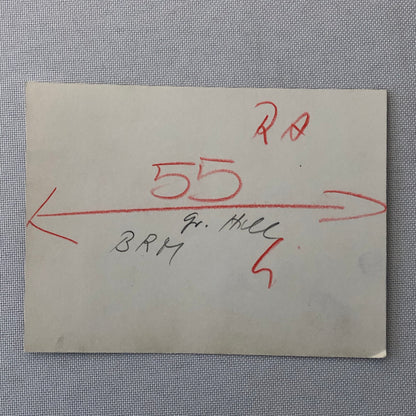 Vintage Racing Photo Photograph Graham Hill BRM Car Grand Prix